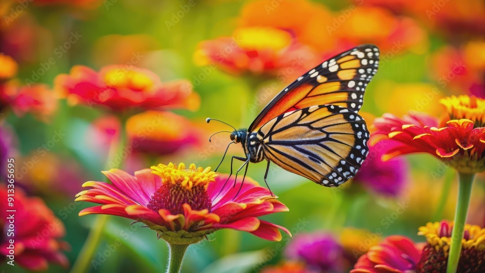 Colorful butterfly resting on a vibrant flower, insect, wings, beautiful, nature, macro, close-up, vibrant, colorful Colorful butterfly resting on a vibrant flower, insect, wings, beautiful, nature, macro, close-up, vibrant, colorful