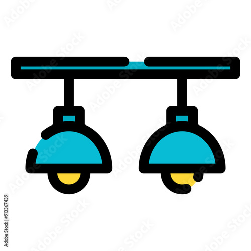 ceiling lamp icon 