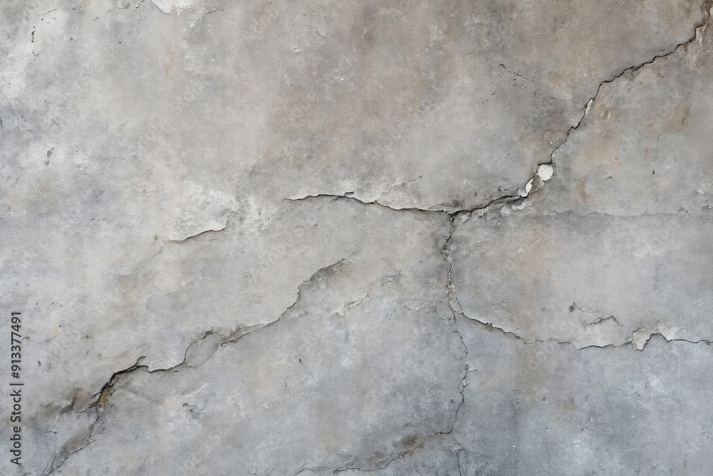 Obraz premium Concrete wall texture with subtle cracks and weathered surface