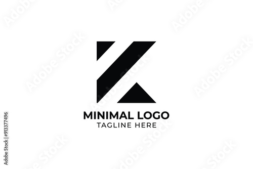 K Letter vector Logo Template Illustration Design, abstract letter K logo for business or company Letter K logo icon line design template