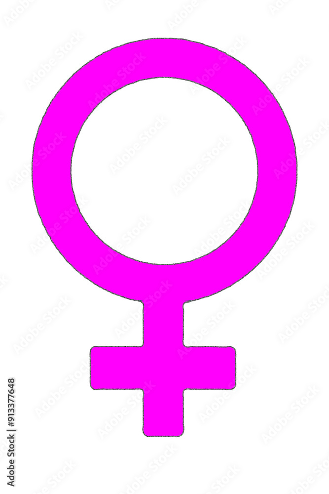 silhouette vector image of male and female gender symbol isolated on ...