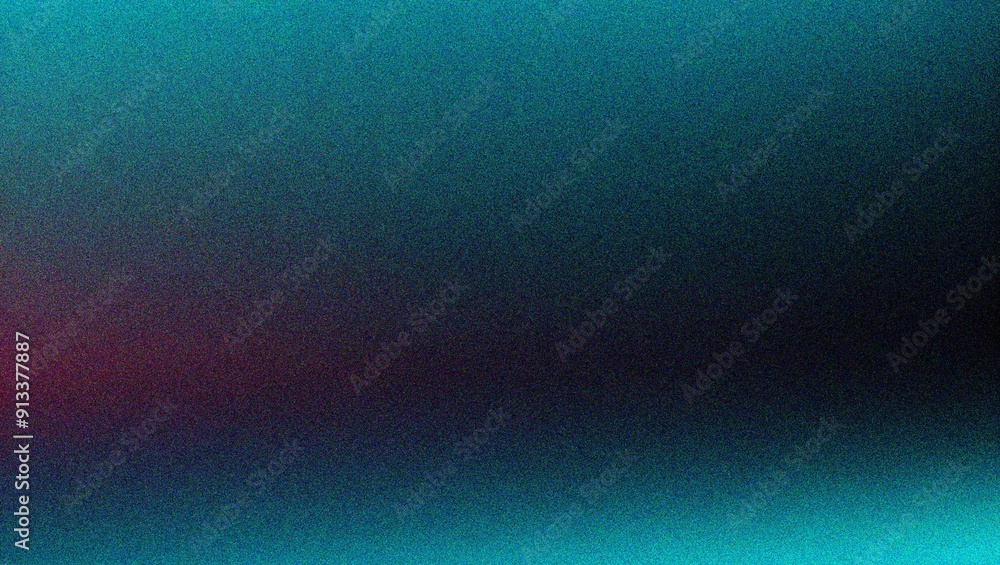 Fototapeta premium green glowing abstract gradient shape on grainy background header cover poster design copy space
