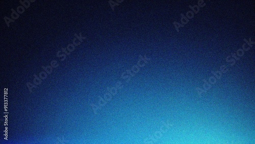 blue glowing abstract gradient shape on grainy background header cover poster design copy space