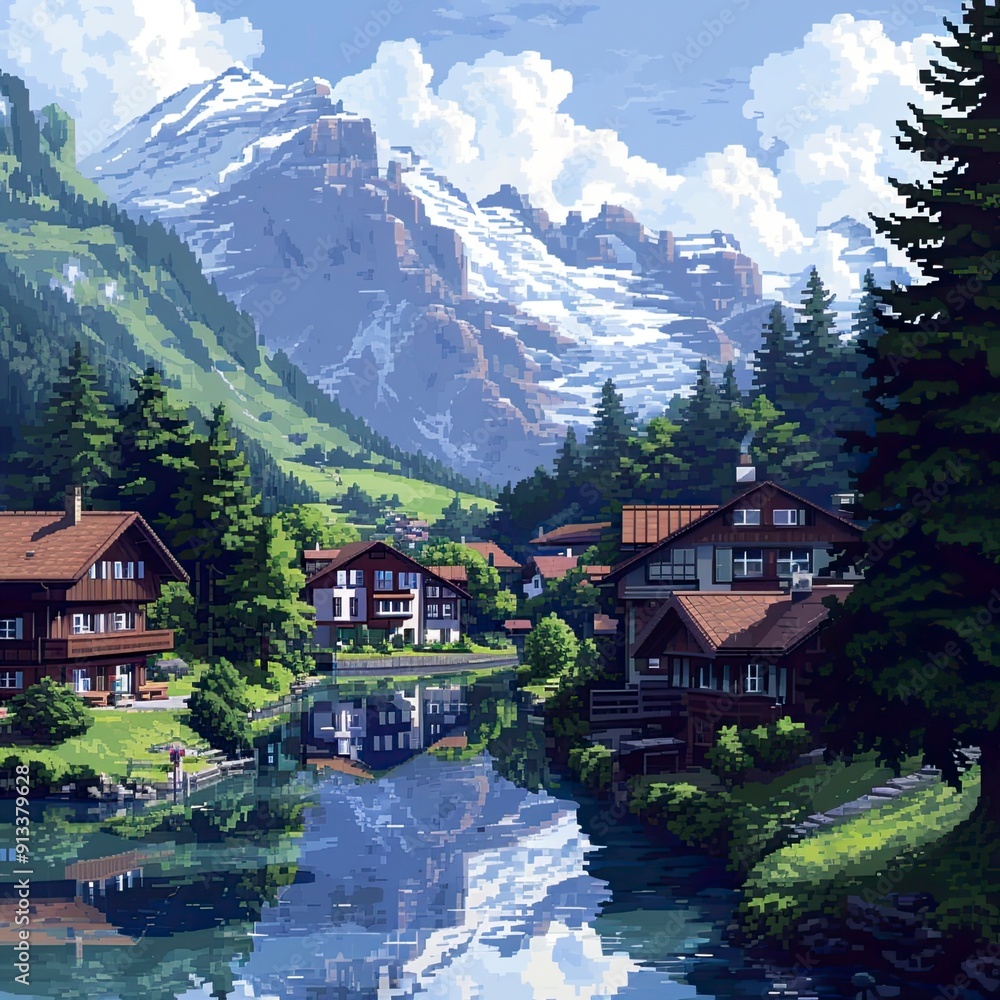 Pixel Pastiche: A Mosaic of Random Objects Pixel Pastiche: A Mosaic of Random Objects