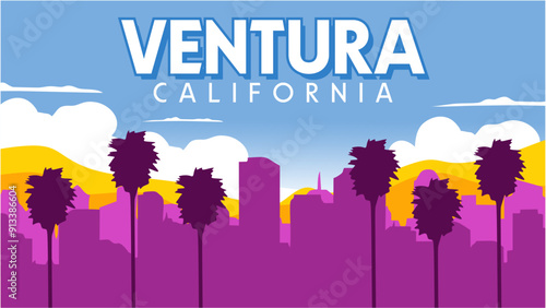 ventura california united states with beautiful views