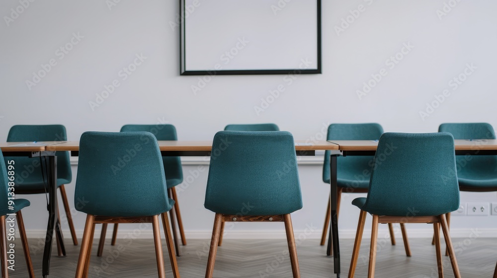 A state-of-the-art meeting room for feedback sessions, featuring modern audio and video technology, A state-of-the-art meeting room for feedback sessions, featuring modern audio and video technology,