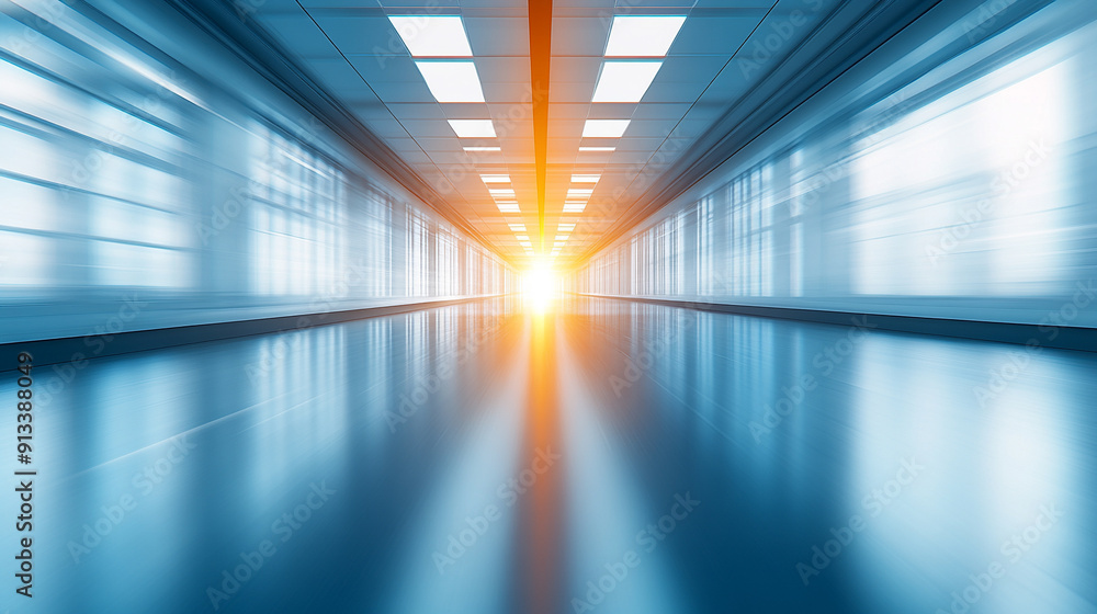 Abstract blur of a bright hospital corridor, evoking a sense of calm, tranquility, and hope. The defocused lights and colors suggest an atmosphere of healing and optimism Abstract blur of a bright hospital corridor, evoking a sense of calm, tranquility, and hope. The defocused lights and colors suggest an atmosphere of healing and optimism