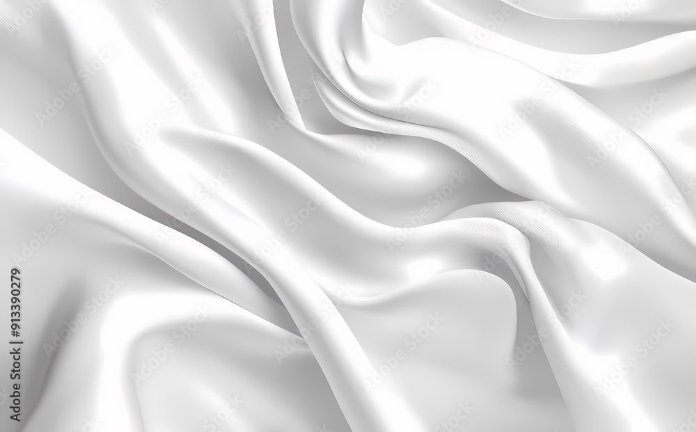 Fototapeta premium white satin fabric
