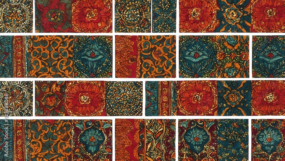 the furniture uses batik as a characteristic the furniture uses batik as a characteristic