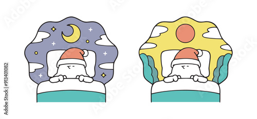 夜に寝るヒトと朝に寝るヒト