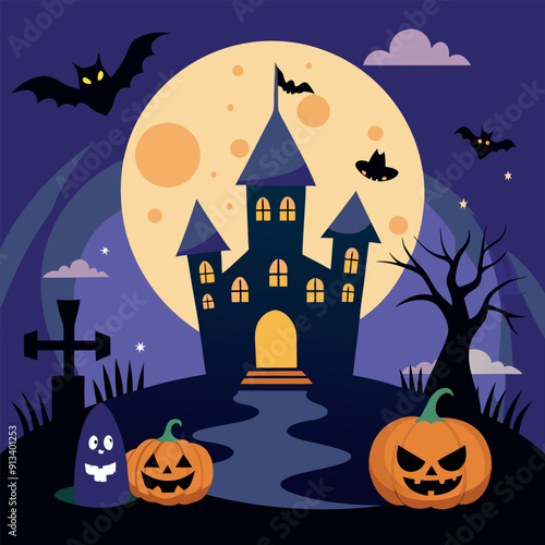 Whimsical Halloween Fantasy, Costumes, Fun Decor, Bright and Playful