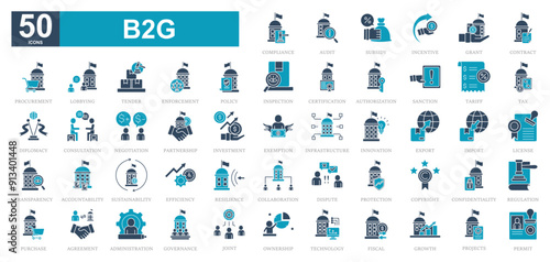 B2G iconset