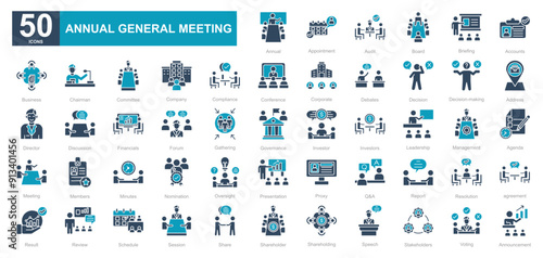 Annual General Meeting iconset