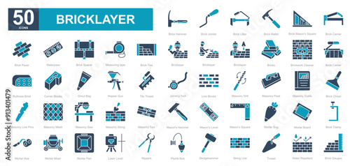 Bricklayer iconset