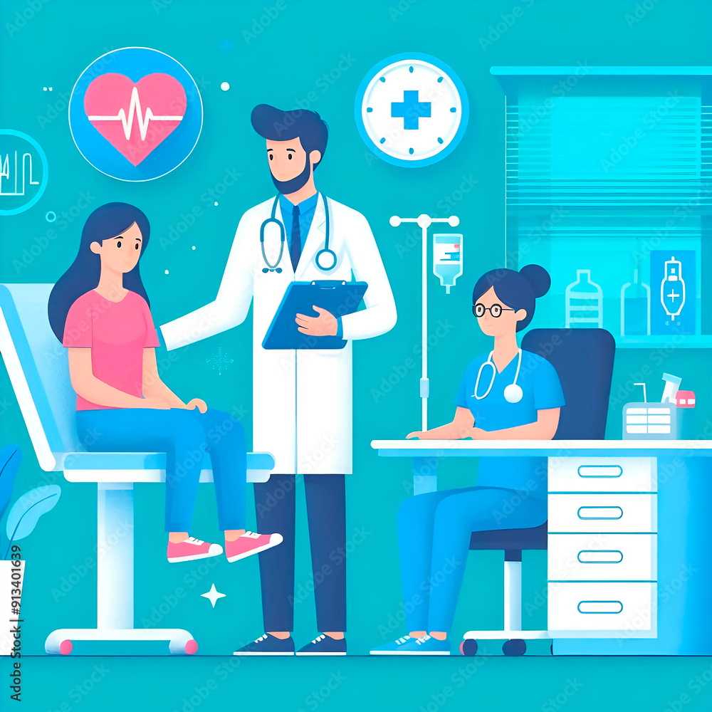 doctor and patient doctor and patient