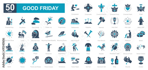 Good Friday iconset