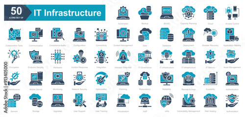 IT Infrastructure iconset
