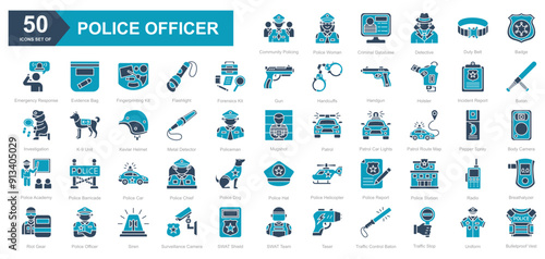 Police Officer iconset