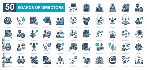 Boards of Directors iconset