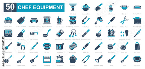 Chef equipment iconset