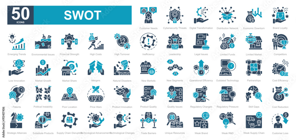 SWOT iconset SWOT iconset