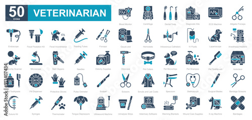 Veterinarian iconset