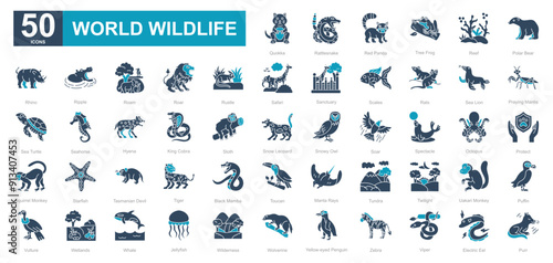 World wildlife 2 iconset