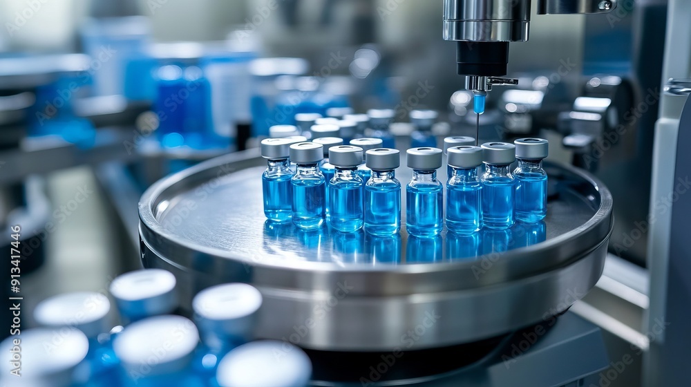 The manufacturing of vaccines takes place in pharmaceutical factories The manufacturing of vaccines takes place in pharmaceutical factories