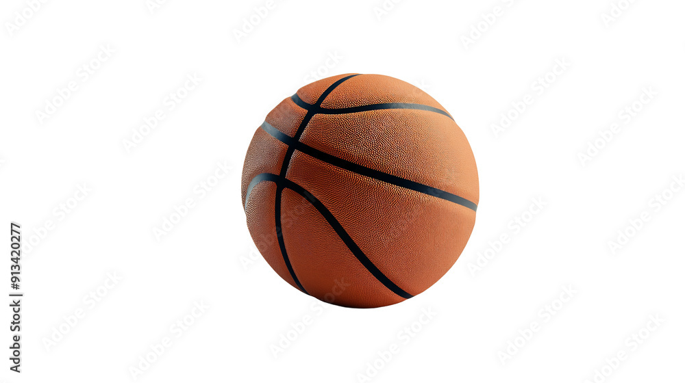 Basketball on a transparent background Basketball on a transparent background