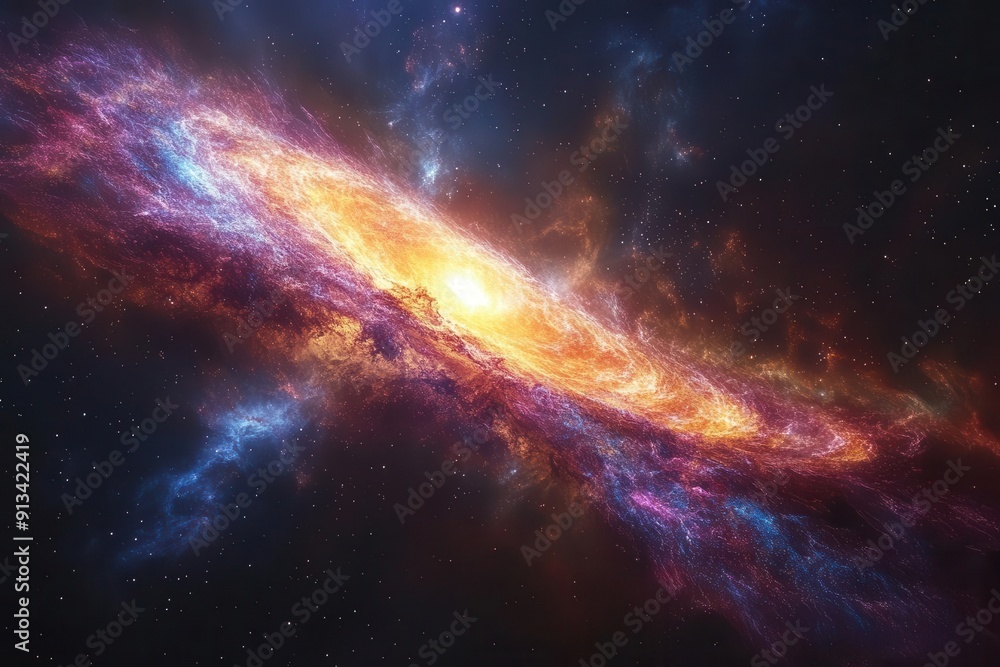cosmic nebula erupting with vibrant energy swirling galaxies and shimmering stars against inky black void celestial spectacle of light and color cosmic nebula erupting with vibrant energy swirling galaxies and shimmering stars against inky black void celestial spectacle of light and color