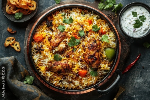 Traditional Chicken Biryani 