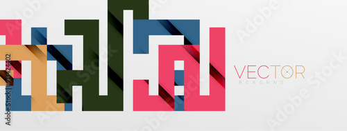 Color bend lines with shadow texture effect. Vector Illustration For Wallpaper, Banner, Background, Card, Book Illustration, landing page