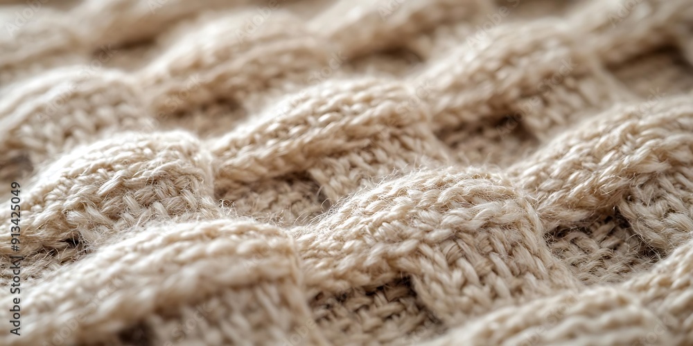 Knitted Fabric Texture - Close Up Macro Photo Knitted Fabric Texture - Close Up Macro Photo