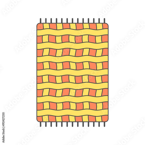 Beach Mat Illustration