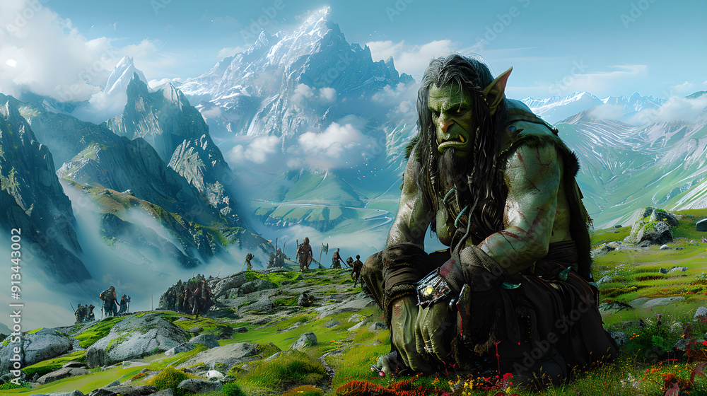 Orc Warlord Standing Tall Orc Warlord Standing Tall