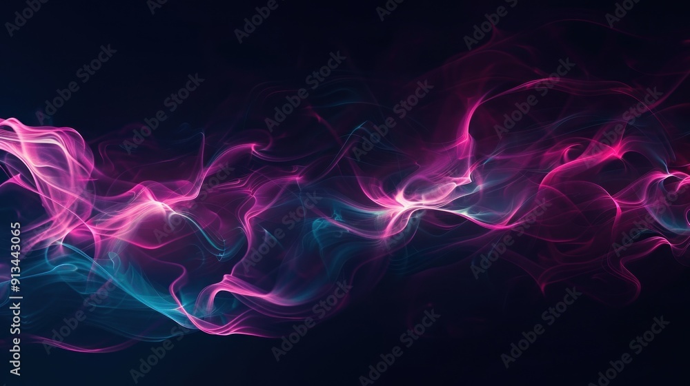 Abstract Swirling Neon Lights Abstract Swirling Neon Lights