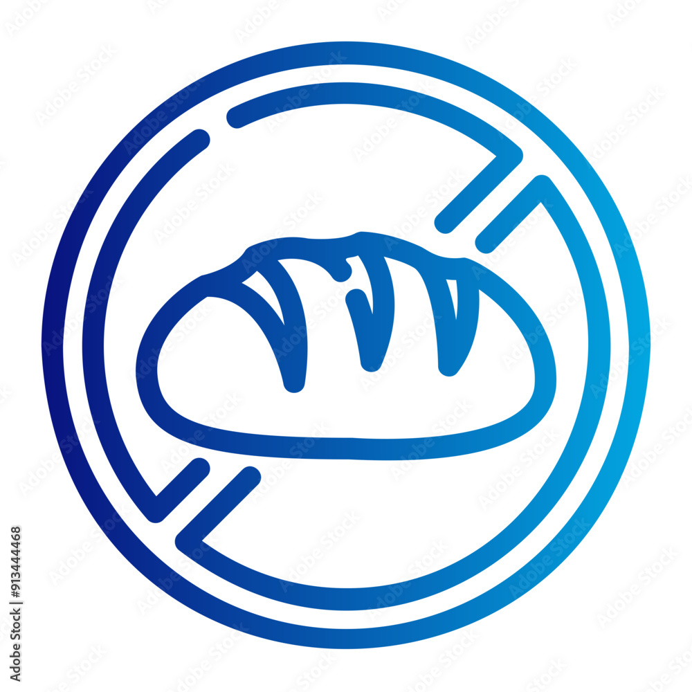 Fotografie low carb Gradient icon