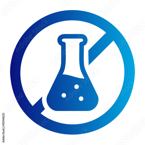 no additives Gradient icon