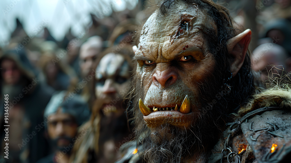 Orc Faces and Epic Battles Orc Faces and Epic Battles