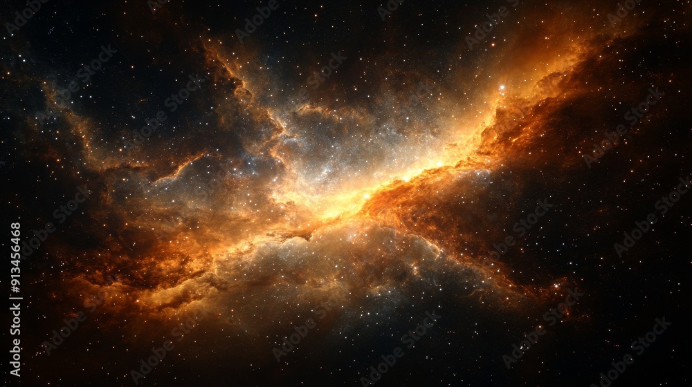 Stunning 3D Render of a Colorful Nebula in Deep Space with Vivid Gas Clouds, Capturing the Mysteries of Astronomy Stunning 3D Render of a Colorful Nebula in Deep Space with Vivid Gas Clouds, Capturing the Mysteries of Astronomy
