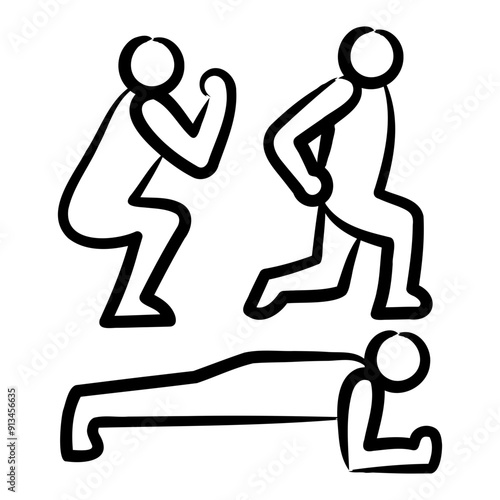 Bodyweight Exercises Icon