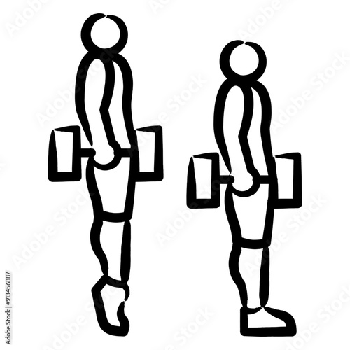 Calf Raises Icon