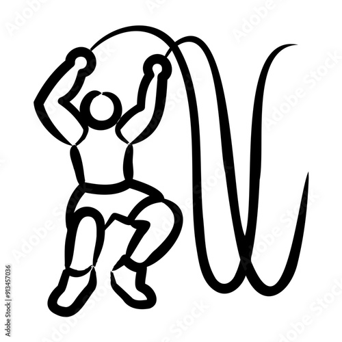 Battle Ropes Icon