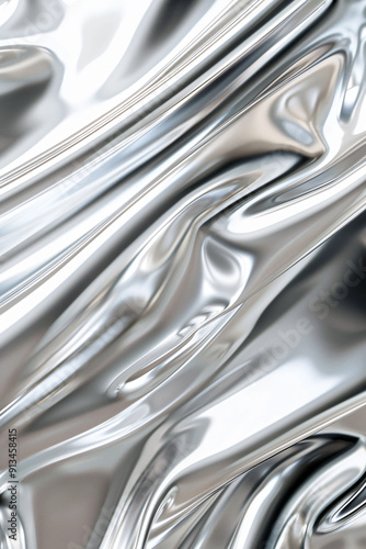 Silver foil metallic background design