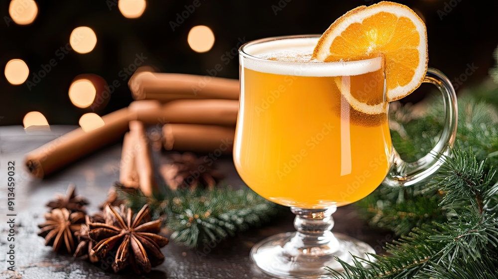 A refreshing drink featuring citrus and spice, perfect for festive gatherings and cozy moments during the holiday season. A refreshing drink featuring citrus and spice, perfect for festive gatherings and cozy moments during the holiday season.
