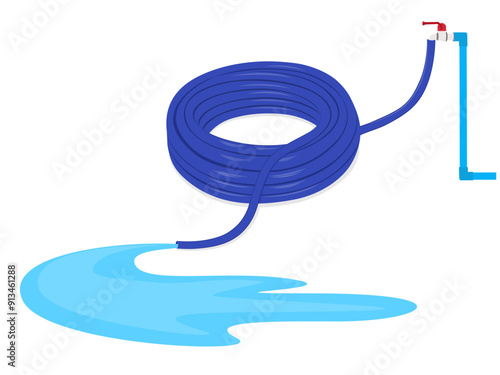 Hose on a white background.