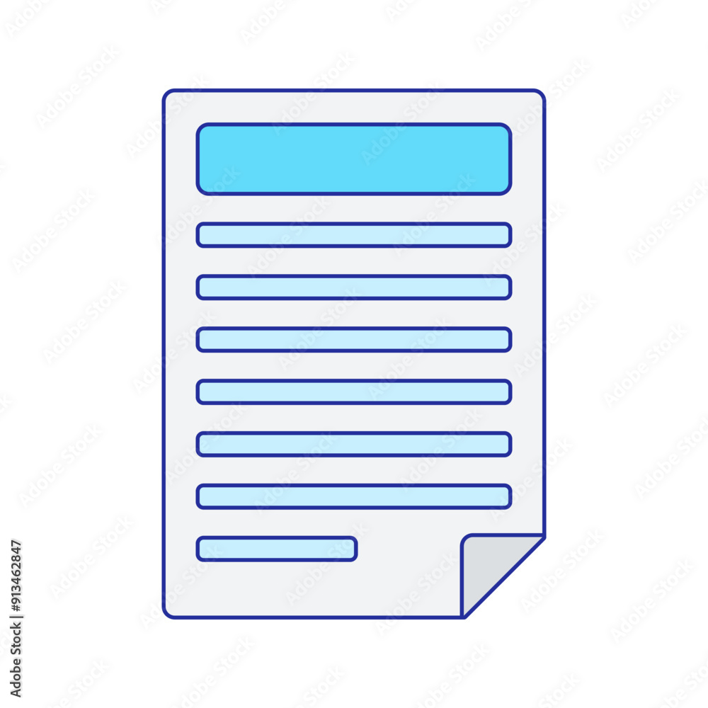 Menu List Illustration Menu List Illustration