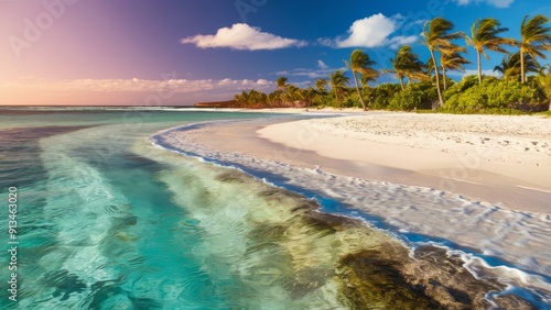 Eagle Beach in Aruba, Gorgeous Caribbean tropical island scenery