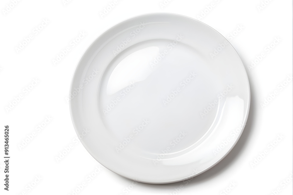 Empty circle white plate isolated on white background
Empty circle white plate isolated on white background