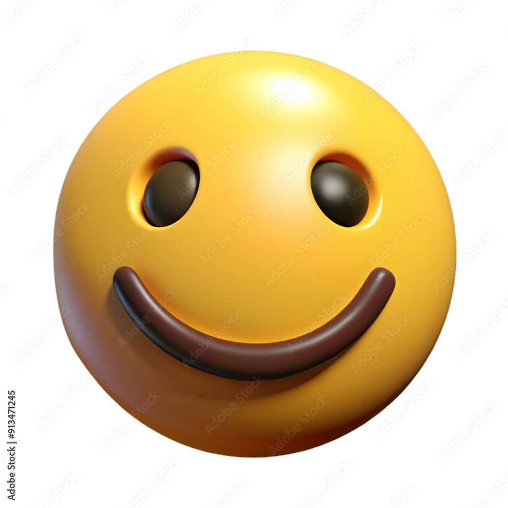Fototapeta premium Smile face Emoji emoticon symbol